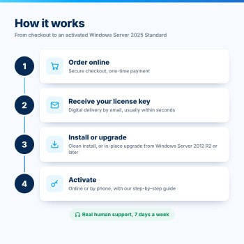 How buying Windows Server 2025 Standard works