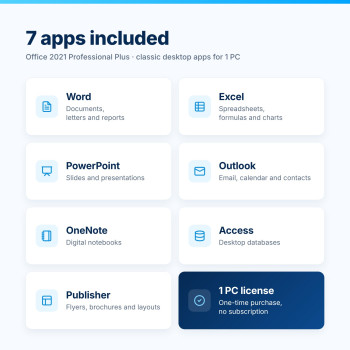 Office 2021 Professional Plus – Apps Included