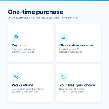 Office 2021 Professional Plus – One-Time Purchase, No Subscription