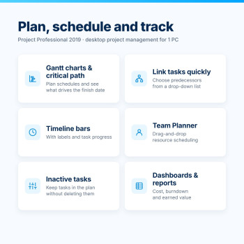 Project Professional 2019 – Key Features